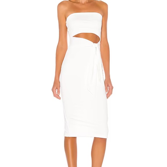 Revolve White Tube Dress - Picture 2 of 3